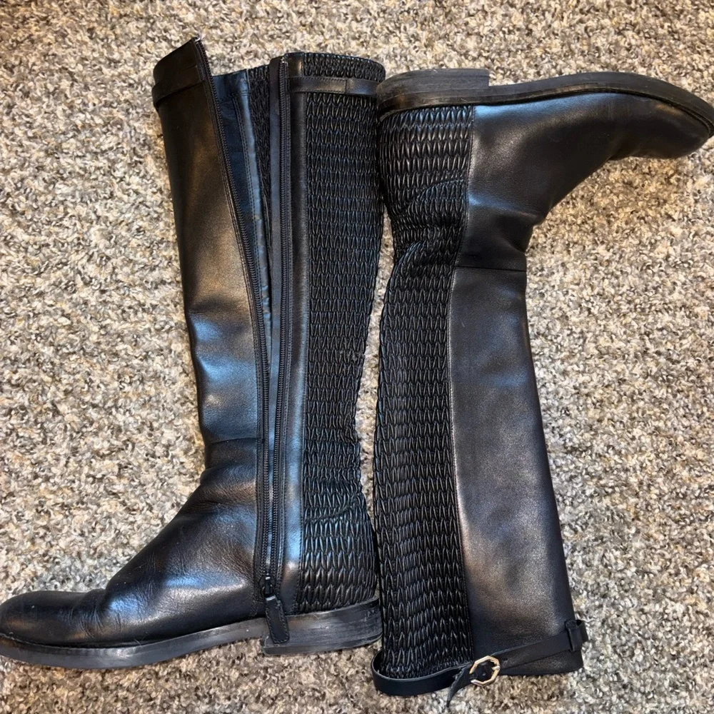 Cole Haan Black Over the Knee Boots